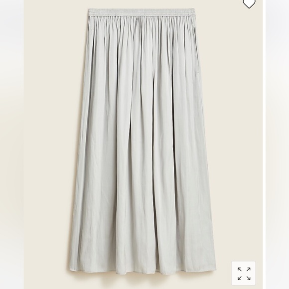 J. Crew Dresses & Skirts - J Crew Side-Slit Featherweight Satin Maxi Skirt, NWT